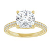 Yellow Gold Round Engagement Ring