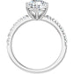 White Gold Round Shaped Engagement Ring