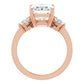 Rose Gold Emerald Engagement Ring