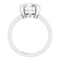 White Gold Round Solitaire Engagement Ring