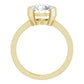 Yellow Gold Round Solitaire Engagement Ring