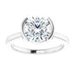 White Gold Round Solitaire Engagement Ring