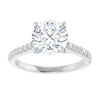 White Gold Round Engagement Ring