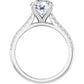 White Gold Round Engagement Ring