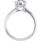 White Gold  Round Solitaire Engagement Ring