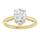 Pear Solitaire Engagement Ring