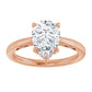 Pear Solitaire Engagement Ring