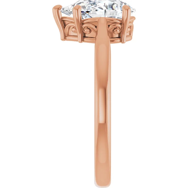Pear Solitaire Engagement Ring