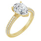 Yellow Gold Pear Engagement Ring