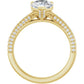 Yellow Gold Pear Engagement Ring