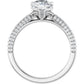 White Gold Pear Engagement Ring
