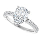 White Gold Pear Engagement Ring