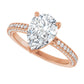 Rose Gold Pear Engagement Ring