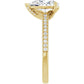 Yellow Gold Pear Engagement Ring