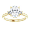Yellow Gold Oval Engagement Ring