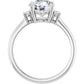 White Gold Round Engagement Ring