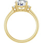 Yellow Gold Round Engagement Ring