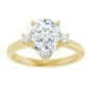 Yellow Gold Pear Engagement Ring