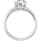 White Gold Round Solitaire Engagement Ring