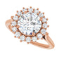 Rose Gold Round Engagement Ring