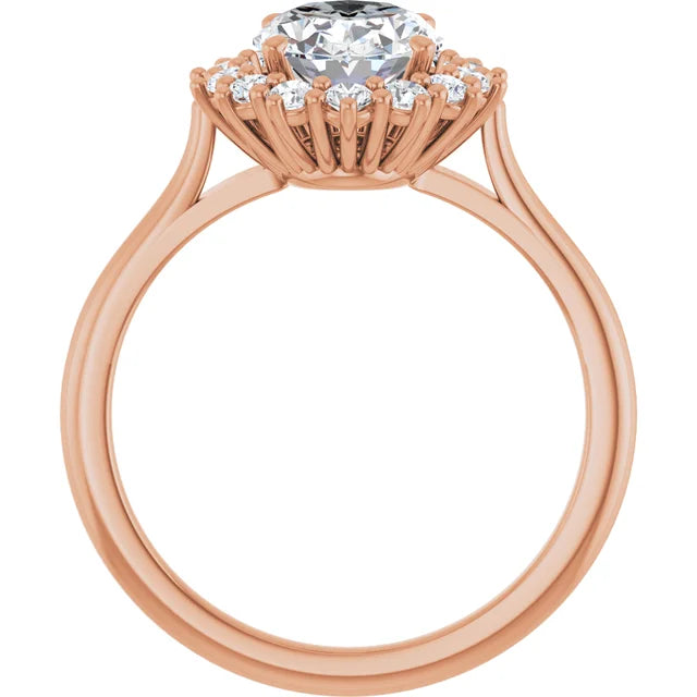 Yellow Gold Oval Engagement Ring