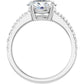 White Gold Oval Engagement Ring