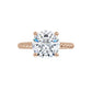 Rose Gold Round Solitaire Engagement Ring