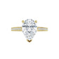 Yellow Gold Pear Engagement Ring