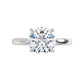White Gold Round Solitaire Engagement Ring